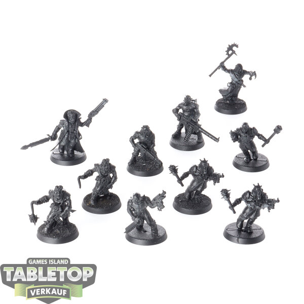 Chaos Space Marines - 10x Chaos Cultists klassisch - grundiert