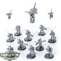 Tau Empire - 10 x Pathfinder Team - unbemalt