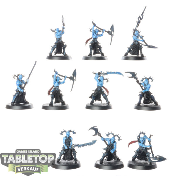 Idoneth Deepkin - 10 Namarti Thralls - bemalt