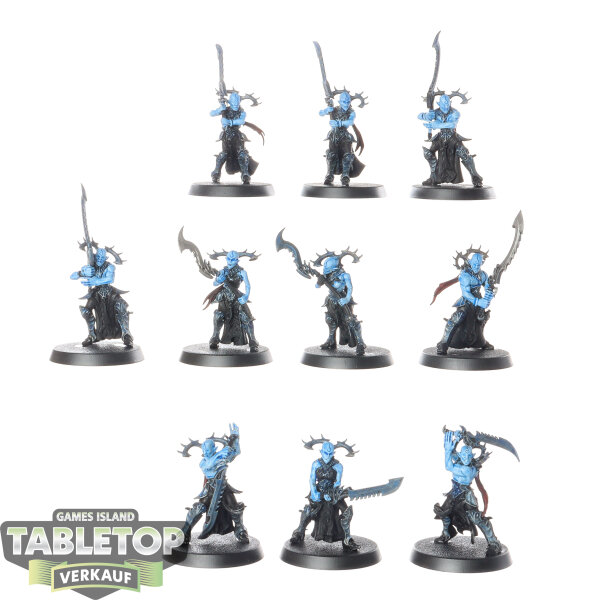 Idoneth Deepkin - 10 Namarti Thralls - bemalt