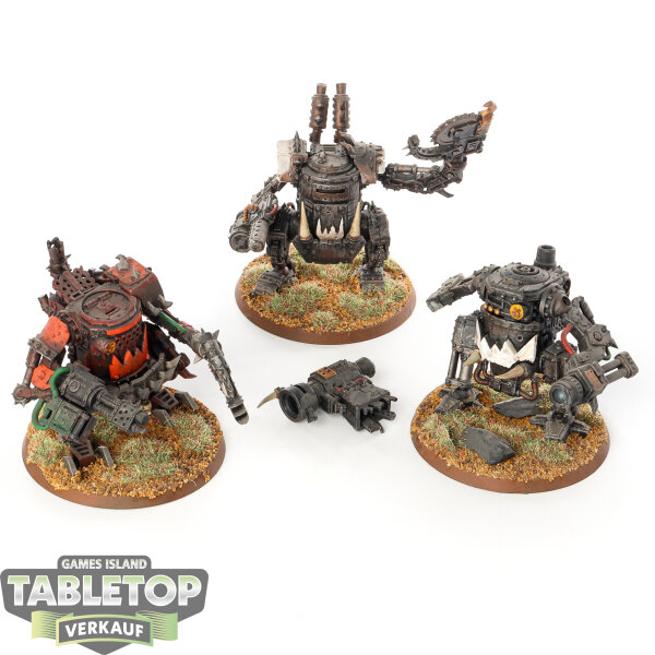 Orks - 3x Killa Kans - bemalt