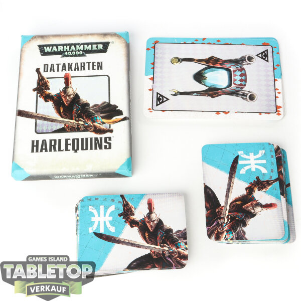 Harlequins - Data Cards 7th Edition - deutsch