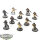 Astra Militarum - 10x Cadian Shock Troops (Classic) - teilweise bemalt