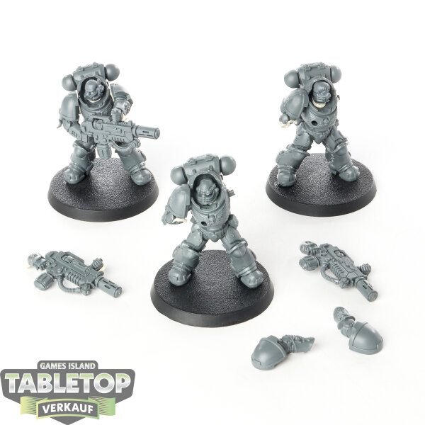 Space Marines - 3 Primaris Eradicators - unbemalt