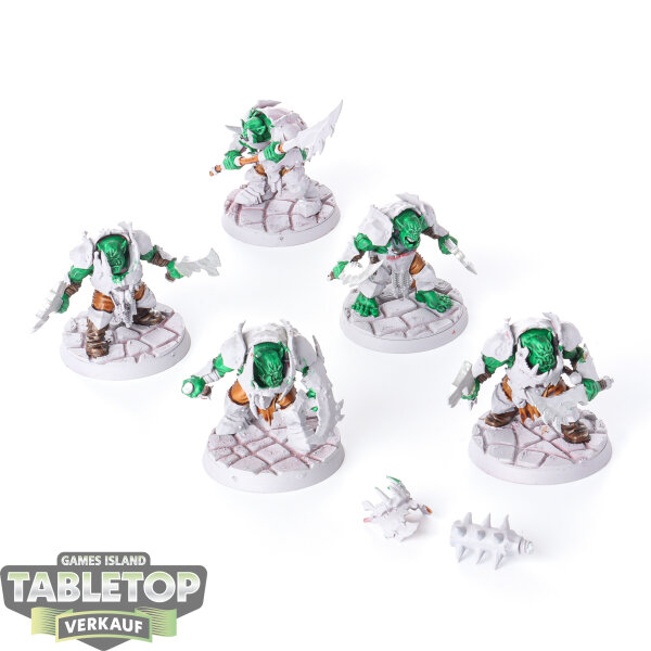 Orruk Warclans - 5 Brutes - teilweise bemalt