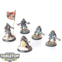 Astra Militarum - 5 Death Korps of Krieg Command Squad -...