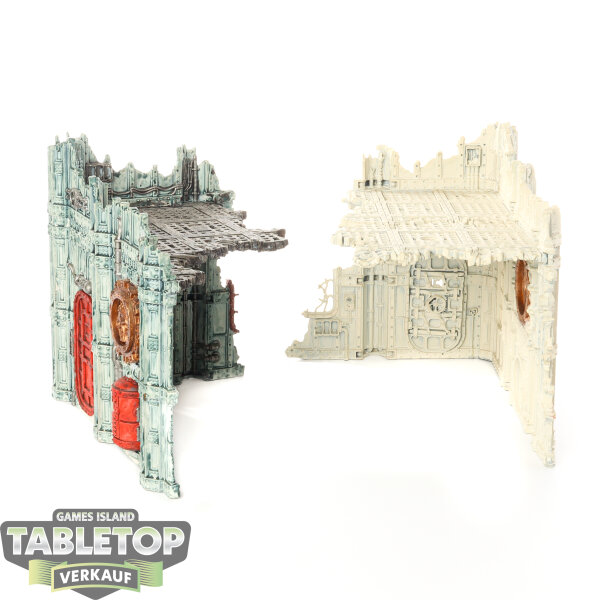 Gelände - Warhammer 40k - Sub-cloister and Storage Fane - bemalt