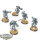 Blood Angels - 5x Sanguinary Guard klassisch - teilweise bemalt