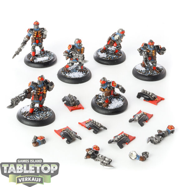 Khador - 6 Khador Assault Kommandos - bemalt