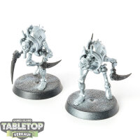 Necrons - 2 Cryptothralls - teilweise bemalt