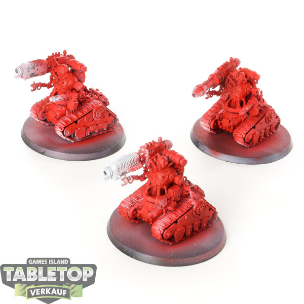 Adeptus Mechanicus - 3x Kataphron Breachers - grundiert