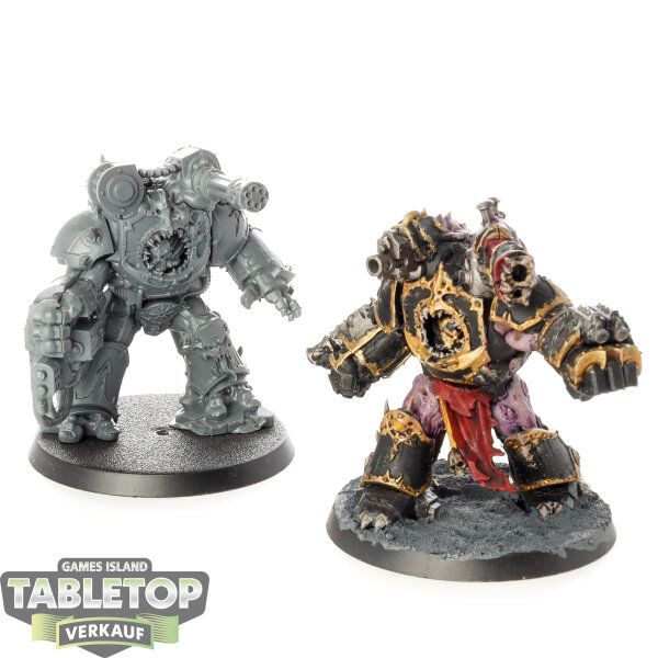 Chaos Space Marines - 2 Obliterator  - teilweise bemalt