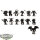 Chaos Space Marines - 13 Chaos Space Marines - klassisch - grundiert