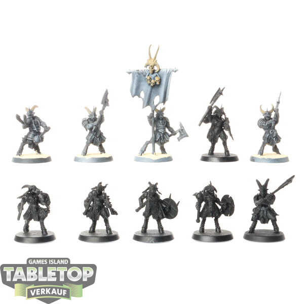 Beasts of Chaos - 10x Gors - teilweise bemalt