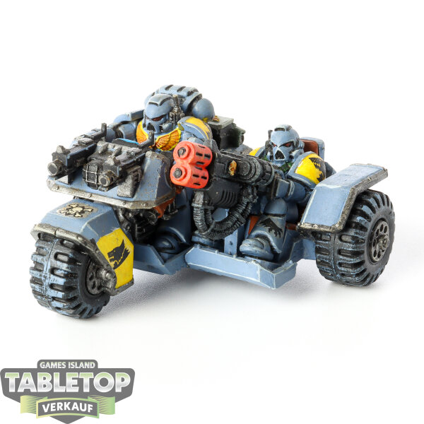 Space Wolves - Attack Bike - bemalt