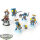 Space Wolves - 5 Grey Hunters - bemalt