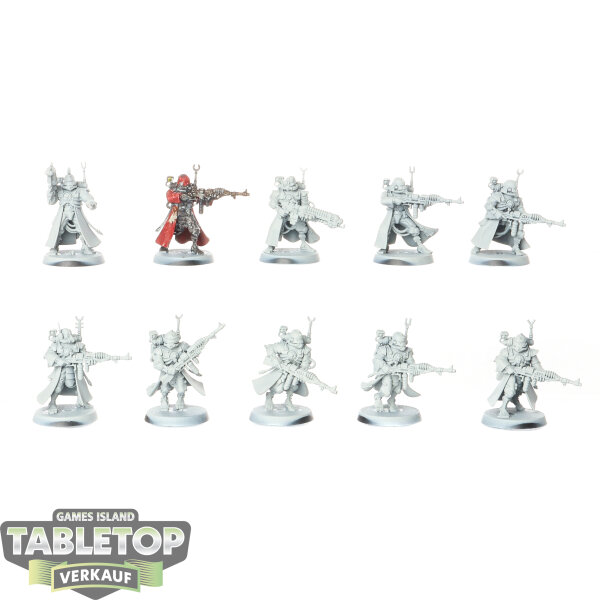 Adeptus Mechanicus - 10x Skitarii Vanguard - teilweise bemalt