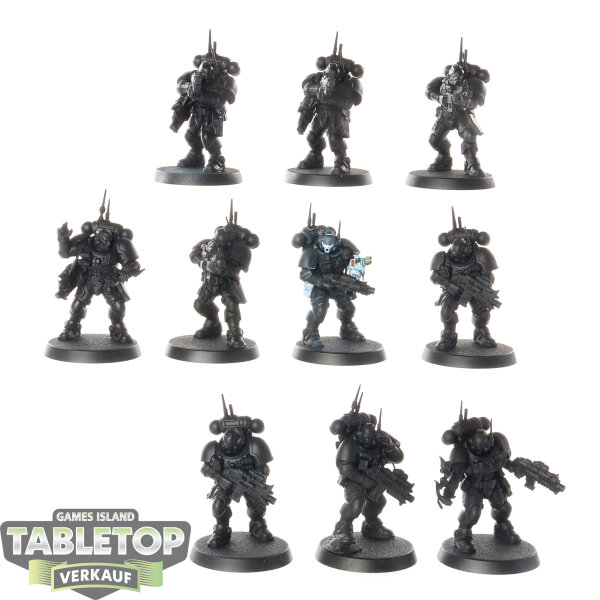 Space Marines - 10 x Primaris Infiltrators - teilweise bemalt