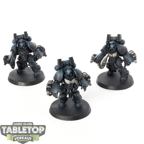 Space Marines - 3 x Primaris Aggressors - teilweise bemalt