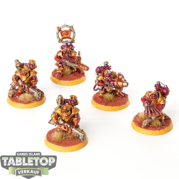 Kharadron Overlords - 5 x Grundstok Thunderers - bemalt