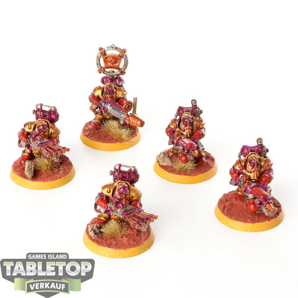 Kharadron Overlords - 5 x Grundstok Thunderers - bemalt