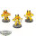 Imperial Fists - 3 x Primaris Aggressors - bemalt