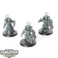 Space Marines - 3 x Bladeguard Veterans - unbemalt