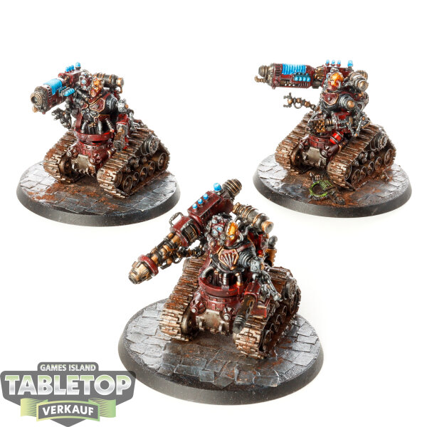 Adeptus Mechanicus - 3x Kataphron Destroyers - bemalt