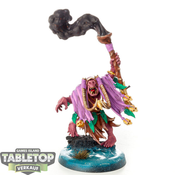 Orruk Warclans - Weirdnob Shaman - teilweise bemalt