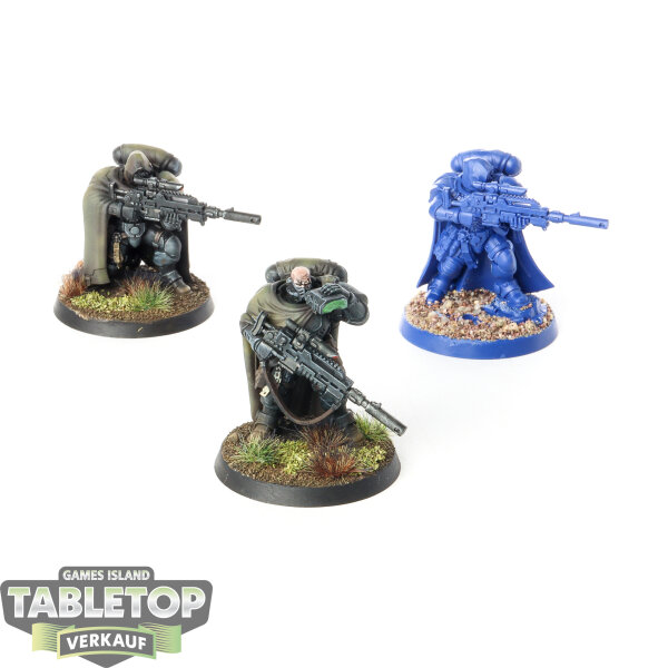 Space Marines - 3x Eliminators - teilweise bemalt