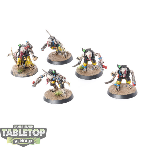 Genestealer Cults - 5 x Hybrid Metamorphs - bemalt