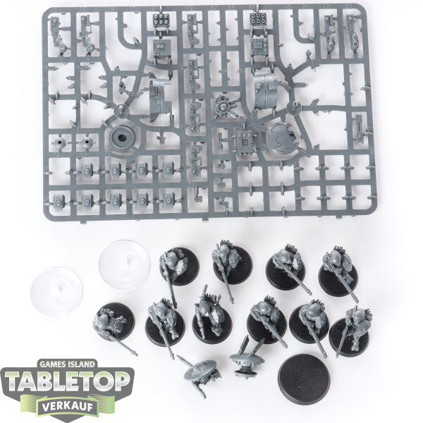 Tau Empire - 10 x Fire Warriors Strike Team - unbemalt
