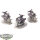 Chaos Space Marines - 3 x Chaos Bikers - teilweise bemalt