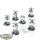 Chaos Space Marines - 6 x Chaos Space Marines Noise Marines - unbemalt