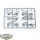 HdR Figuren - Gut - 12 x Warriors of Minas Tirith - im Gussrahmen