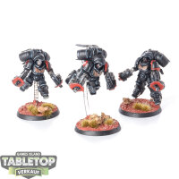 Black Templars - 3x Primaris Inceptors - bemalt
