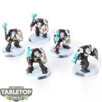 Black Templars - 5x Terminator Assault Squad - bemalt