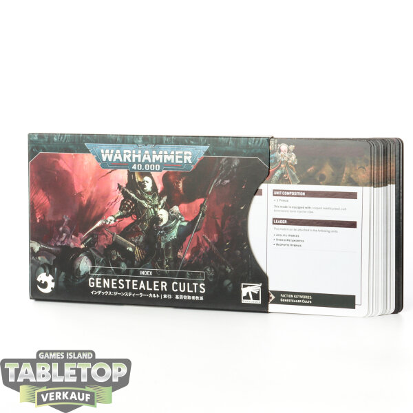 Genestealer Cults - Index Cards 10. Edition - englisch