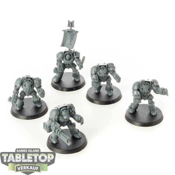 Space Marines - 5x Terminator Squad klassisch - unbemalt