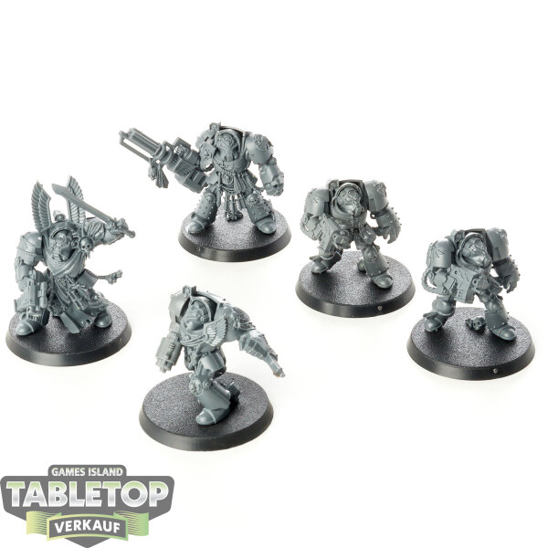 Dark Angels - 5x Deathwing Terminator Squad klassisch - unbemalt