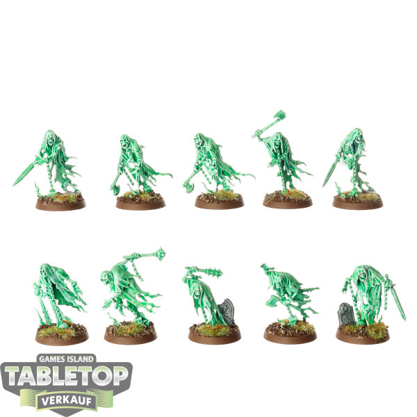 Nighthaunt - 10 Chainrasp Hordes - bemalt