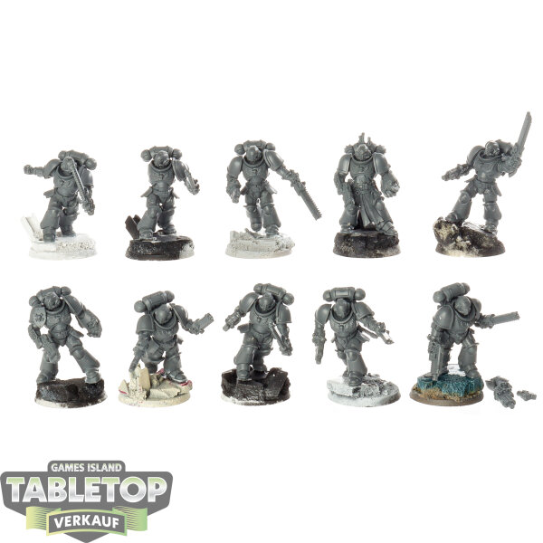 Space Marines - 10 Assault Intercessors - unbemalt