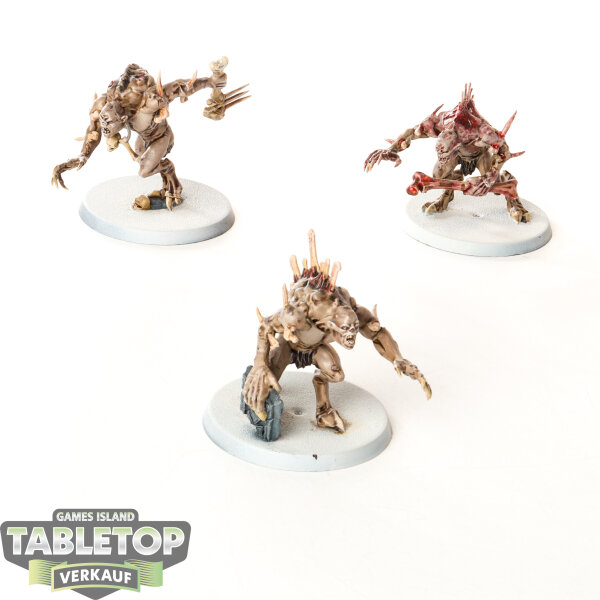 Flesh-eater Courts - 3 x Crypt Horrors - teilweise bemalt
