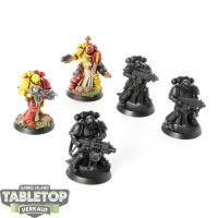 Space Marines - 5 Sternguard Veterans - teilweise bemalt