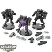 Tau Empire - 3 XV8 Crisis Battlesuit Team, klassisch -...