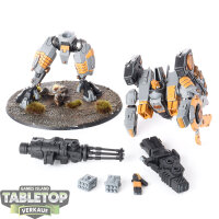 Tau Empire - XV104 Riptide Battlesuit - teilweise bemalt