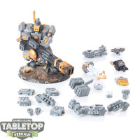 Tau Empire - XV88 Broadside Battlesuit - teilweise bemalt