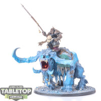 Ogor Mawtribes - Frostlord on Stonehorn - bemalt