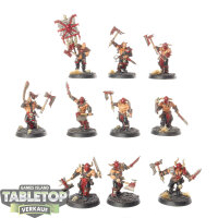 Blades of Khorne - 10 x Bloodreavers - bemalt