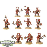 Blades of Khorne - 10 x Blood Warriors - bemalt